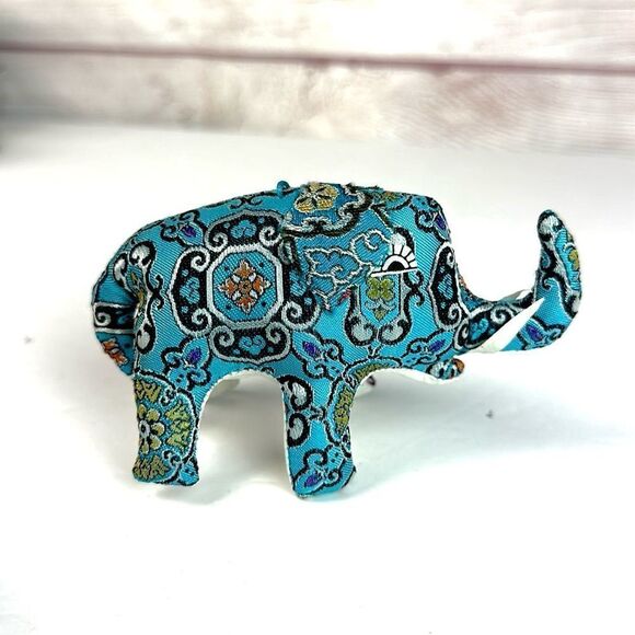 Two Fabric Stuffed Animals Christmas Ornaments - Picture 3 of 11